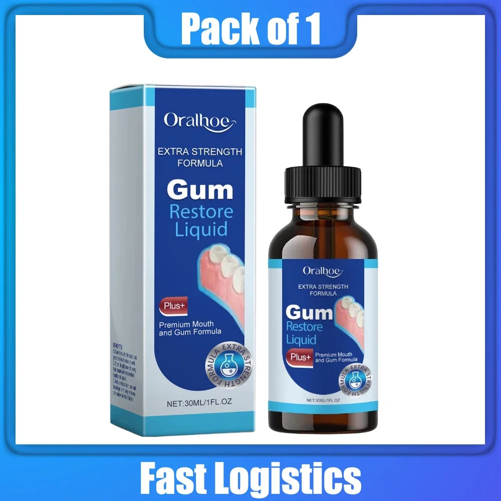 Damaged Gum Repair Care Gel Serum Relieve Sore Gums Allergy Deep Cleaning Teeth Stains Tartar Serum Dental Caries Tooths Serum