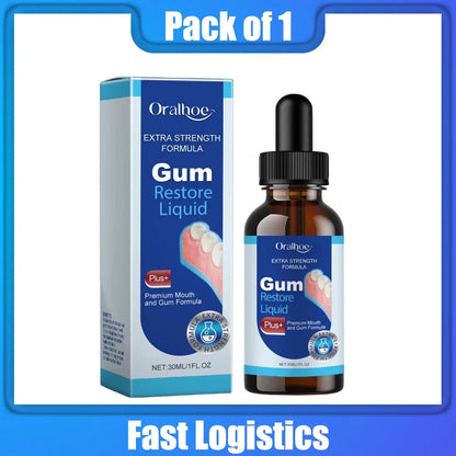 Damaged Gum Repair Care Gel Serum Relieve Sore Gums Allergy Deep Cleaning Teeth Stains Tartar Serum Dental Caries Tooths Serum