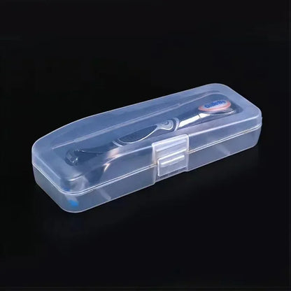 1Pc Stylish and Durable Shaving Storage Box for Men's Razors, Easy to Carry and Keep Clean and Keeps Your Shaver Well Organized