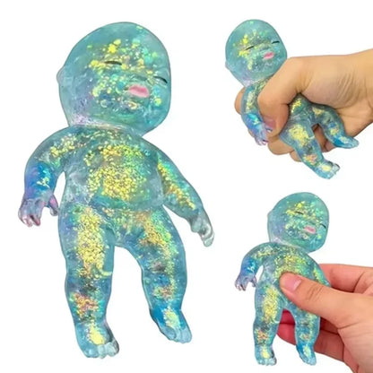 Squishy Maltose Sugar Baby Squeeze Toy Baby Stretchable Slow Rising Fidget Toy for Adults Stress Anxiety Relief Gifts Home Decor