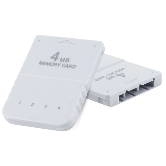 4MB Memory Card for PS1 Game Console Fast Read Write, ABS Material Game Saving Card Compatible with PS1 Classic Game Systems