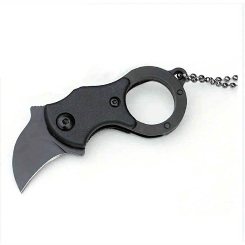 Mini Folding Knife, Key Blade, Sharp Necklace Knife, Camping Portable Pocket Knife, Portable EDC Tool Knife