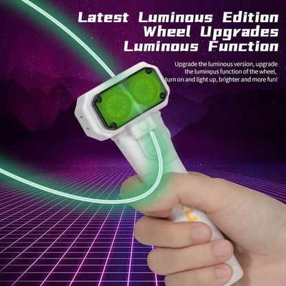 New String Rope Glow in The Dark String Rope Launcher Luminous Portable Handheld String Stress Relief Toy For Kids Party Gift