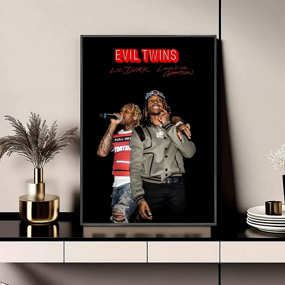 Singer King Von Poster Posters Anime Room Decor Decoration Movie Backpack Wall Interior Music Wall Art