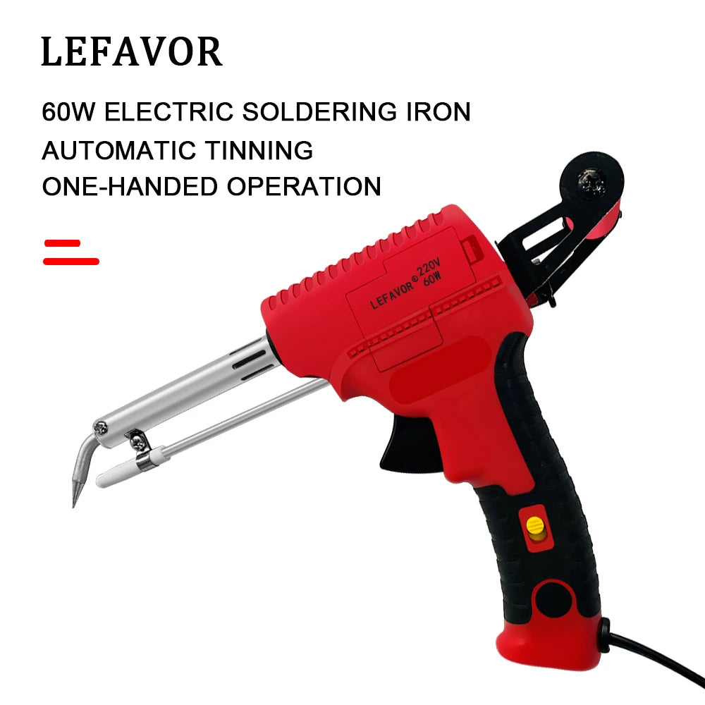 Electric Soldering Iron Gun Hand-held Internal Heating Soldering Iron Automatically Send Tin Gun Soldering Welding Repair Tool