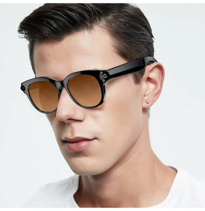 Lenovo Smart AI Glasses 8K 1600W Camera Record Bluetooth Calling Music Player Sunglasses Color Change AI Translation Glasses Men