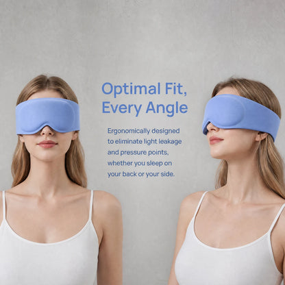 3D Weighted Eye Mask, 3D Breathable Soft Comfortable Eye Mask for Sleeping, Light Blocking, Microgravity Alleviates Eye Fatigue