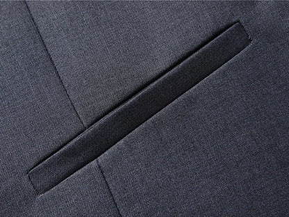 Men's Solid Color Business Suit 2025 High Quality Fashion Banquet Wedding Trend Groom Best Man Single 3/2/1
