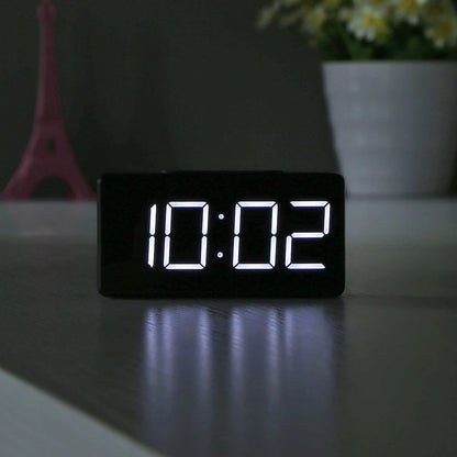 LED Digital Electronic Large Time Temperature Display Home Decoration Clock