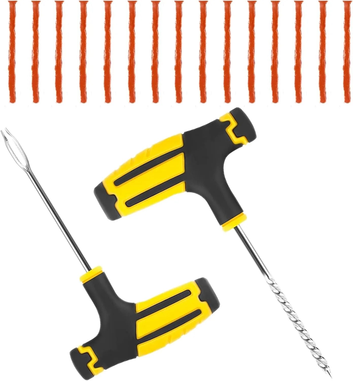 Universal Tire Strips Stiring Glue Repair Tool Kits Garage Tyre Puncture Plug Bike Tubeless Tire Accessories Car Tire Repair Kit