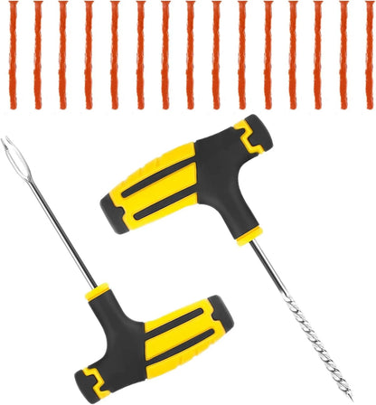 Universal Tire Strips Stiring Glue Repair Tool Kits Garage Tyre Puncture Plug Bike Tubeless Tire Accessories Car Tire Repair Kit