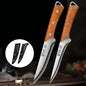 Professional boning knives and high-hardness kitchen knives are suitable for slaughtering pigs, cattle and sheep in the kitchen