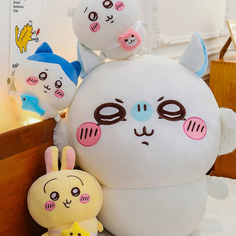 New 30-80cm Kawaii Hachiware Momonga Plush Toy Plush Dolls Are Soft But Not Easily Deformed Plush Room Decoration Birthday Gift