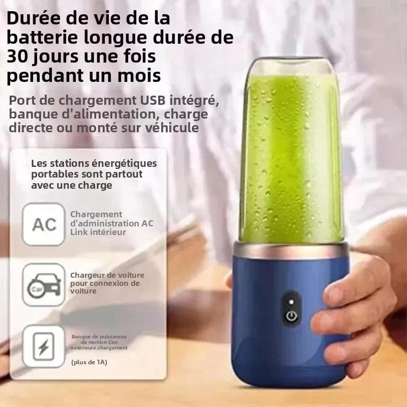 NEW HOT  400ml Portable USB Blender Electric Travel Juicer Cup For Smoothie Milkshake Kitchen Mini Mixer Tool