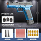 Automatic Continuous Firing SIG17 Shell Ejceting Toy Gun EVA Soft Bullets Airsoft Pistol for Outdoor Sports Shooting Gift