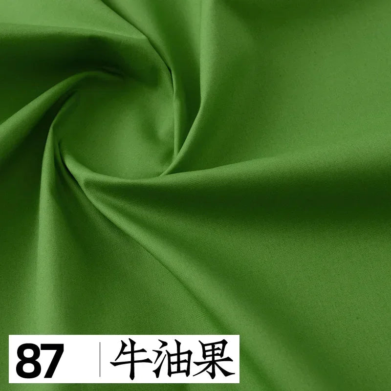 145x50cm Solid Color Pure Cotton Poplin Clothing Fabric DIY Handmade Clothes for Girls, Plain Color Antique Skirt Cotton Cloth