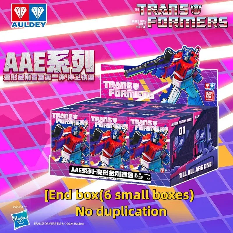 Blind Box Transformers Articulated Figure - AULDEY AAE Optimus Prime Soundwave Multi-Pose Action Model Display Gift for Kids