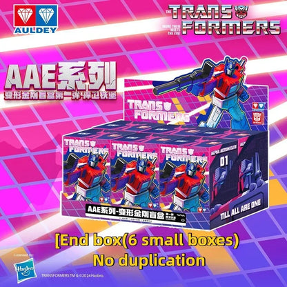 Blind Box Transformers Articulated Figure - AULDEY AAE Optimus Prime Soundwave Multi-Pose Action Model Display Gift for Kids