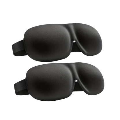 3D Contoured Sleep Mask 100% Light Blocking Eye Mask Ultra-Soft Skin-Friendly Material Breathable Eye Cover For Rest Travel Yoga
