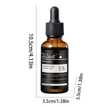 Teashell Serum 5% Niacinamide & Arbutin 30ml Fade Dark Spots Skin Moisturizing Hydration Sensitive Skin