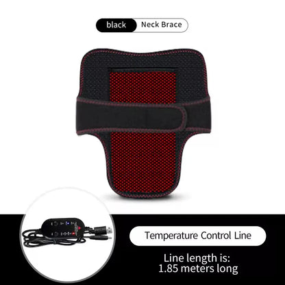 Tourmaline Self-heating Neck Belt Neck Support Massager 1Pcs Protection Spontaneous Heating Belt Health Care Dropship