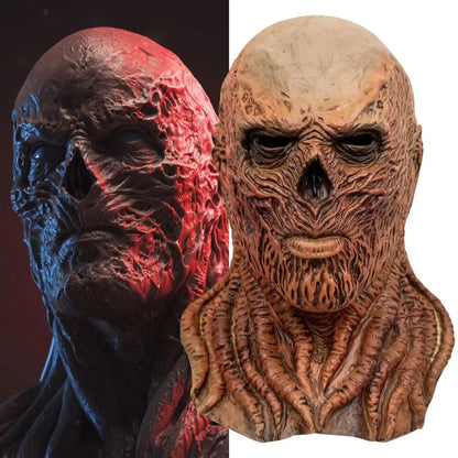 Realistic Full Head Vecna Cosplay Mask Latex Costume Props for Adult Party Masquerade Carnival Themed Gatherings gift