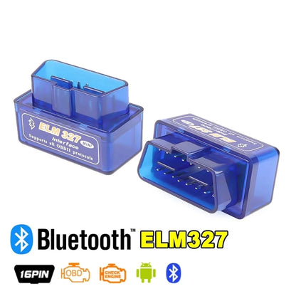OBDII Mini ELM327 Diagnostic Car Scanner Bluetooth 5.1 for Android IOS Supports All OBD2 Protocol Wireless Code Reader Adapter