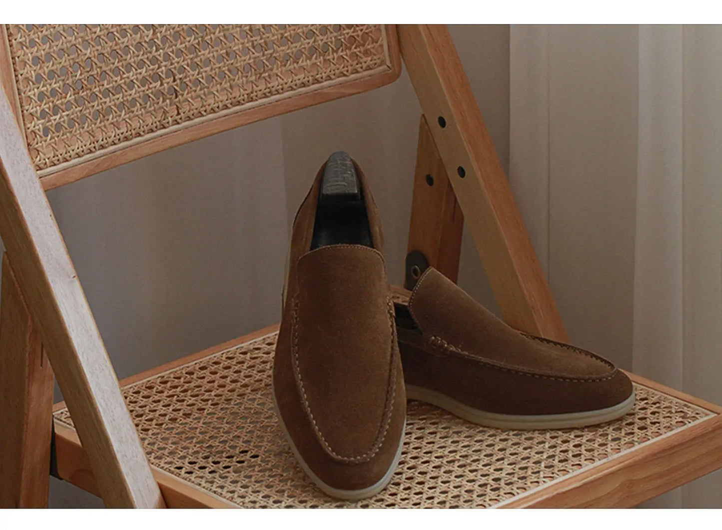 26 Men summer casual loafers made of suede, slip-on pull-on design, easy to wear and take off.LF1246