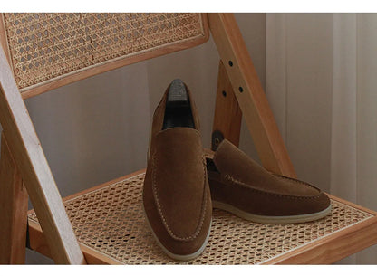 26 Men summer casual loafers made of suede, slip-on pull-on design, easy to wear and take off.LF1246