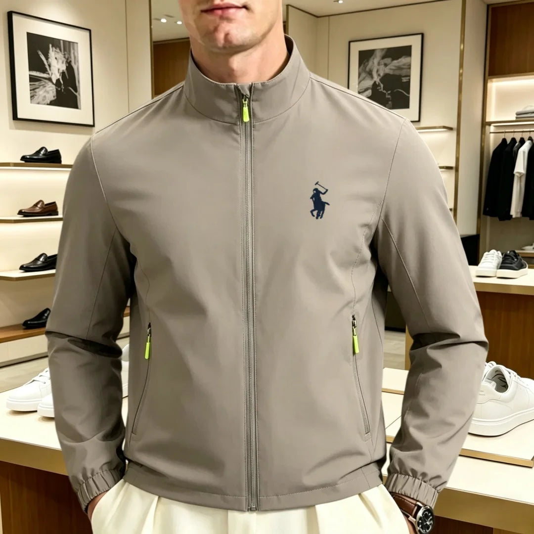 2026new high-end brand men's women's long sleeve zipper jacket autumn fashion exquisite Embroidery waterproof wear-resistant top