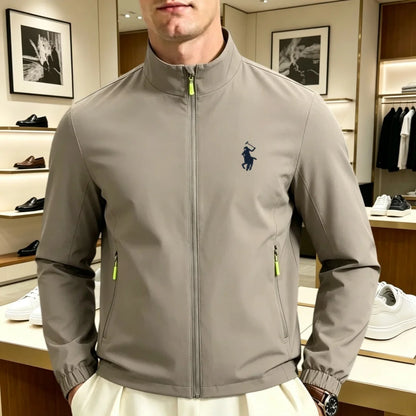 2026new high-end brand men's women's long sleeve zipper jacket autumn fashion exquisite Embroidery waterproof wear-resistant top