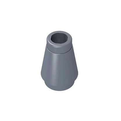 10PCS 59900 4589 1x1 Cone Block Moc Building Loose Parts Compatible with Brick DIY Children's Toy Assembly Gift