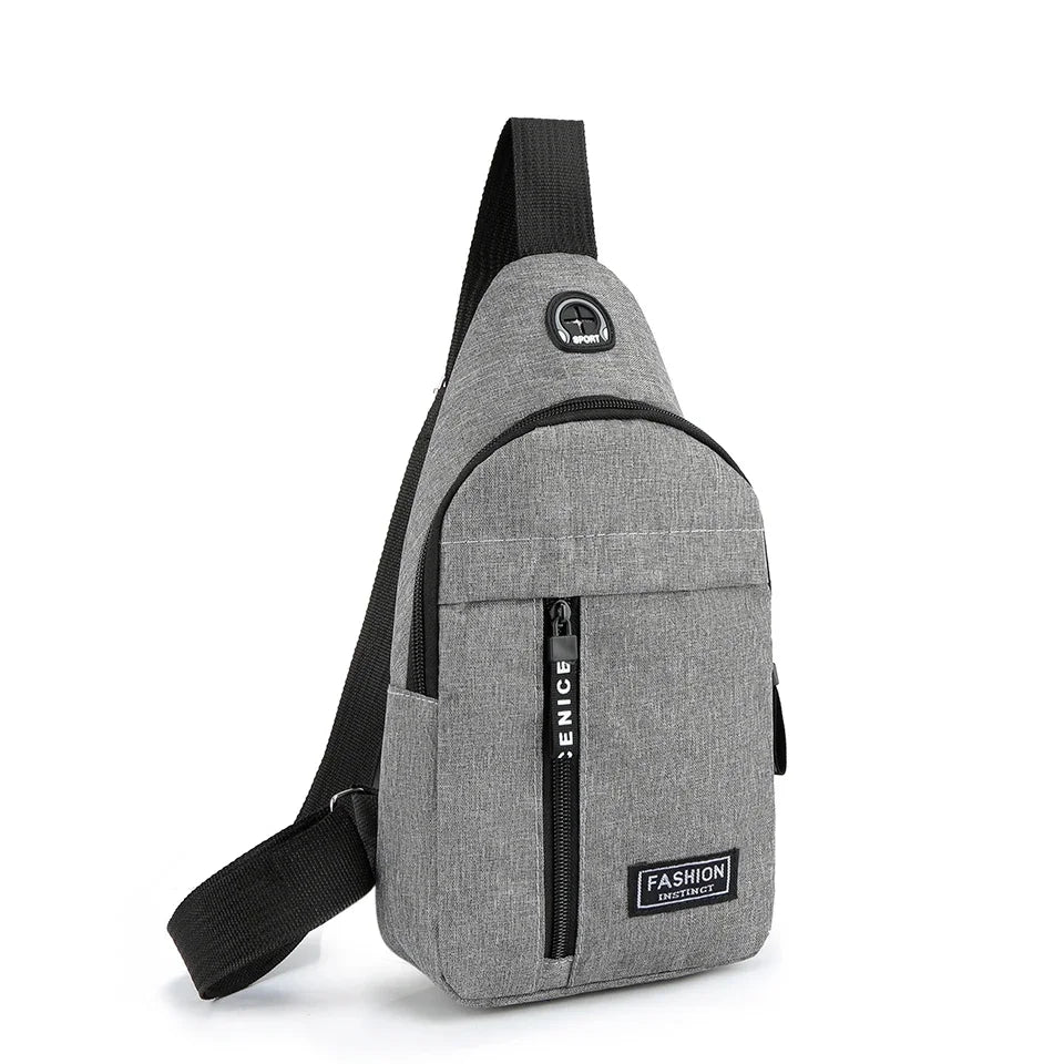 Men's Crossbody Bag Single Shoulder New Trend Chest Bag Fashionable and Portable Men Shoulder Bag