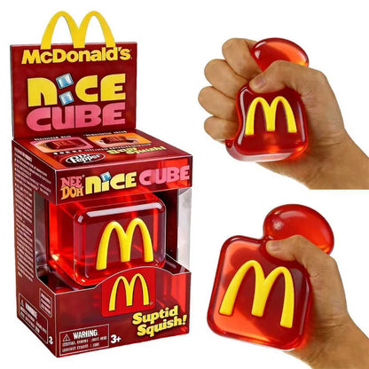 NeeDoh Nice Cube Squish Fidget Toy Sensory Stress Reliever Anxiety Calm Focus Cube All Ages Gift