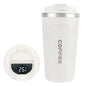 Thermo Cafe Coffee Mug Car Thermos, 380/510ml Leak-Proof Travel Cup for Tea Water Coffee, Double Stainless Steel