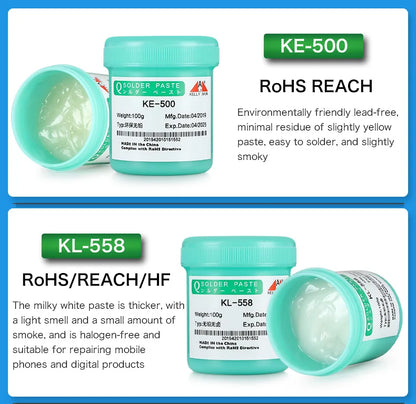 KELLYSHUN Soldering Flux for Welding SMD Desoldering Tin Soldering Paste, BGA Flux, No-Clean Soldering Oil
