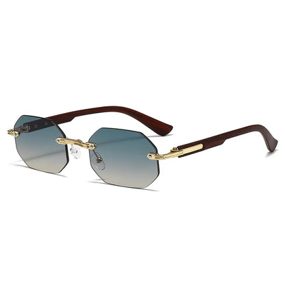 New Vintage Elliptical Sunglasses Women Men Polygon Sun Glasses Female Oval Eyewear Sunglasses for Male Female Eyeglasses