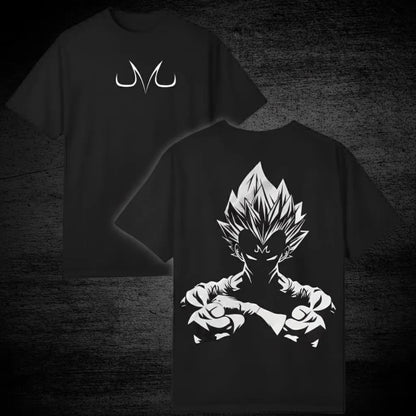 2026 Summer Dragon Ball  Oversized T-shirt High Quality 100_ Cotton Majin Vegeta Print Unisex Retro Casual Tee for Adults Kids