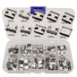 40/80/100Pcs Mix 2Pin 6Pin 16Pin Type C USB Charging Dock Connectors Type-C PCB DIY Repair Kits USB-C Digital Product For Phone