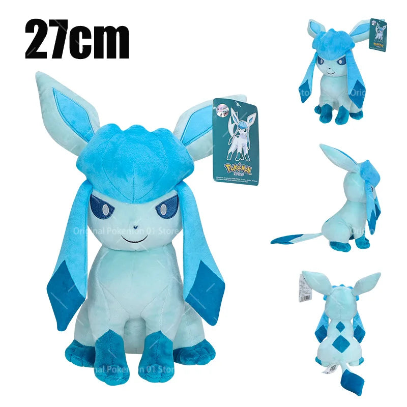 Hot Pokemon Plush Sylveon Leafeon Umbreon Vaporeon Glaceon Soft Anime Dolls Throw Pillow Stuffed Animal Birthday Gift for Kids