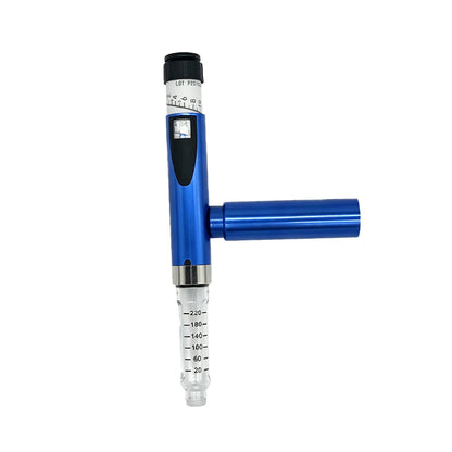 Reusable Peptide Pen,Insulin Pen Reusable Adjustable Dose 3ml Cartridge Subcutaneous Injector Medical Aesthetic Durable Precise