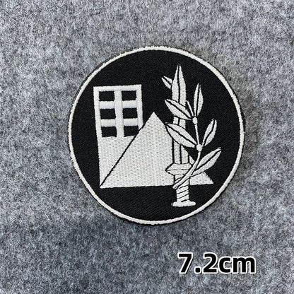 Israeli Army Forces Flag Tactical Patch for Clothes Hook&Loop Embroidery Morale Badge Paramedic Israel Outdoor Backpack Sticker