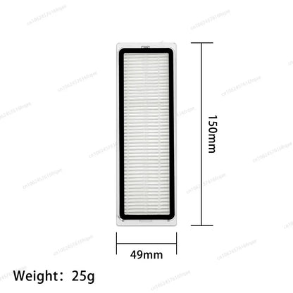 For Xiaomi Robot Vacuum H40 / OV51 Accessories Main Side Brush Mop Cloth HEPA Filter Dust Bag Replacement Spare Parts
