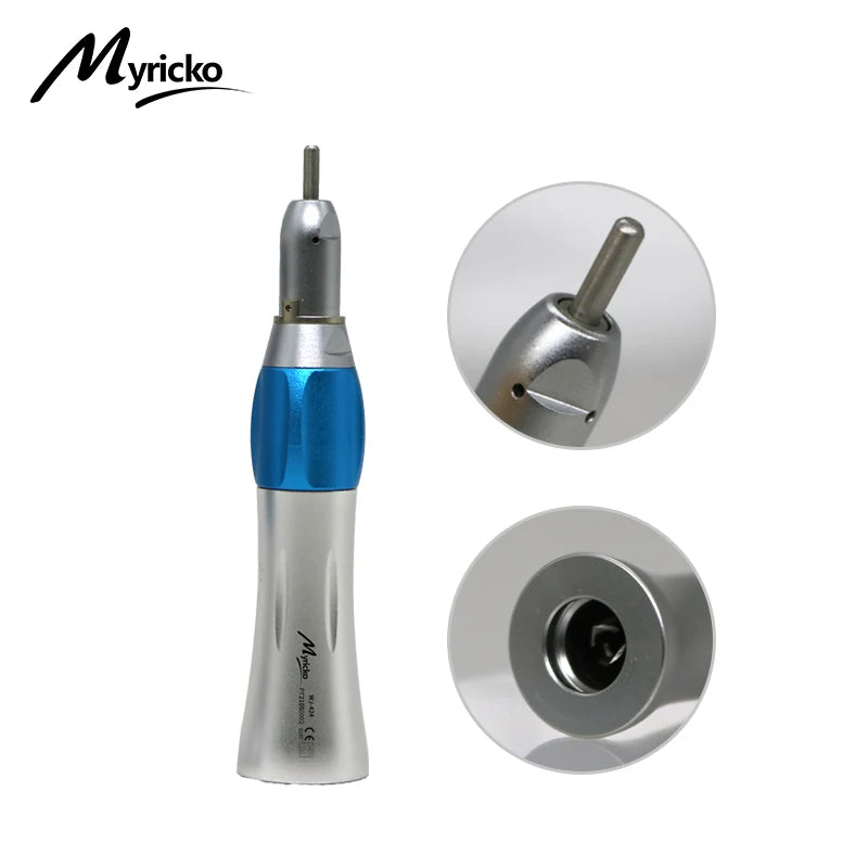 Myricko Dental contra angle straight low speed external rotation Handpiece Electric Micromotor polishing brush Air Turbine