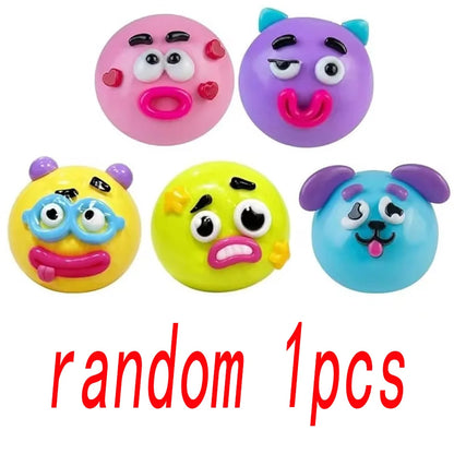 //NEW Smushers Squishy Soft Moldable Cute Slow Rise Squeeze Toy Adult Fun gifts toy Curiosities Dog Face Swap Squishy Toy,