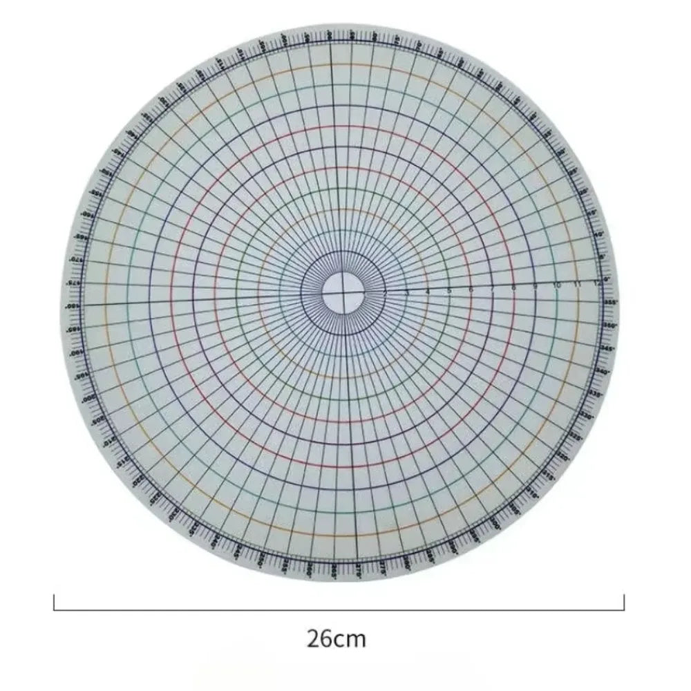 New DIY Ceramic Scope Ruler 360-Degree Full-Circle Round Divider Drawing Tool Equal Scope Multi-Functional Painting Tool