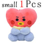 New BTed 21Plush Toys Kawaii Mini Keychain Anime Pendant Ornament for Kids 12-22cm Bt Peripherals Soft Stuffed Animals Doll Gift