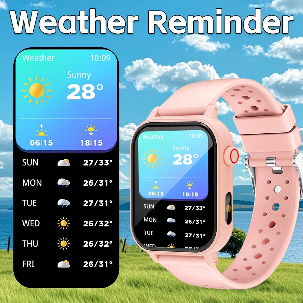 The New Smartwatch Features Call/Sms Notifications, Multiple Sports Modes, a Pedometer, And a Fitness Tracker.
