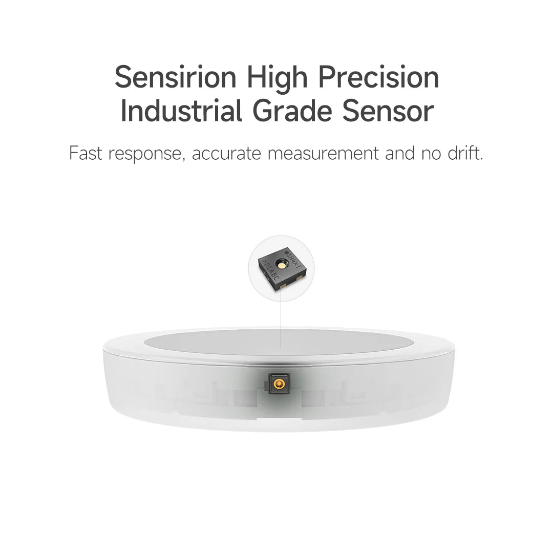 Qingping Temperature Humidity Sensor T Version Thread/BLE High-precision Indoor E-Link INK Thermometer work with Apple HomeKit