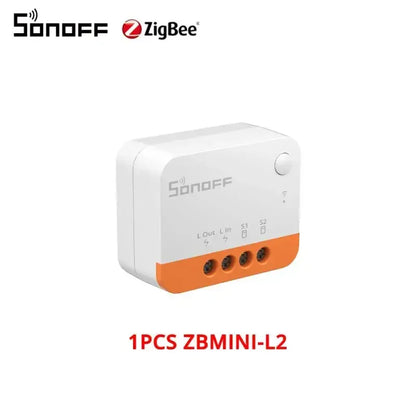 SONOFF ZBMINI-L2/ZBMINIR2 Zigbee DIY Smart Switch Module No Neutral Wire Require 2 Way Control Home Automation For Alexa eWelink